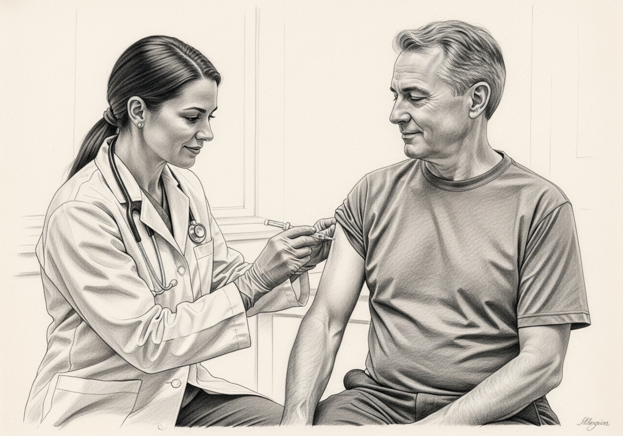 Allergy illustration