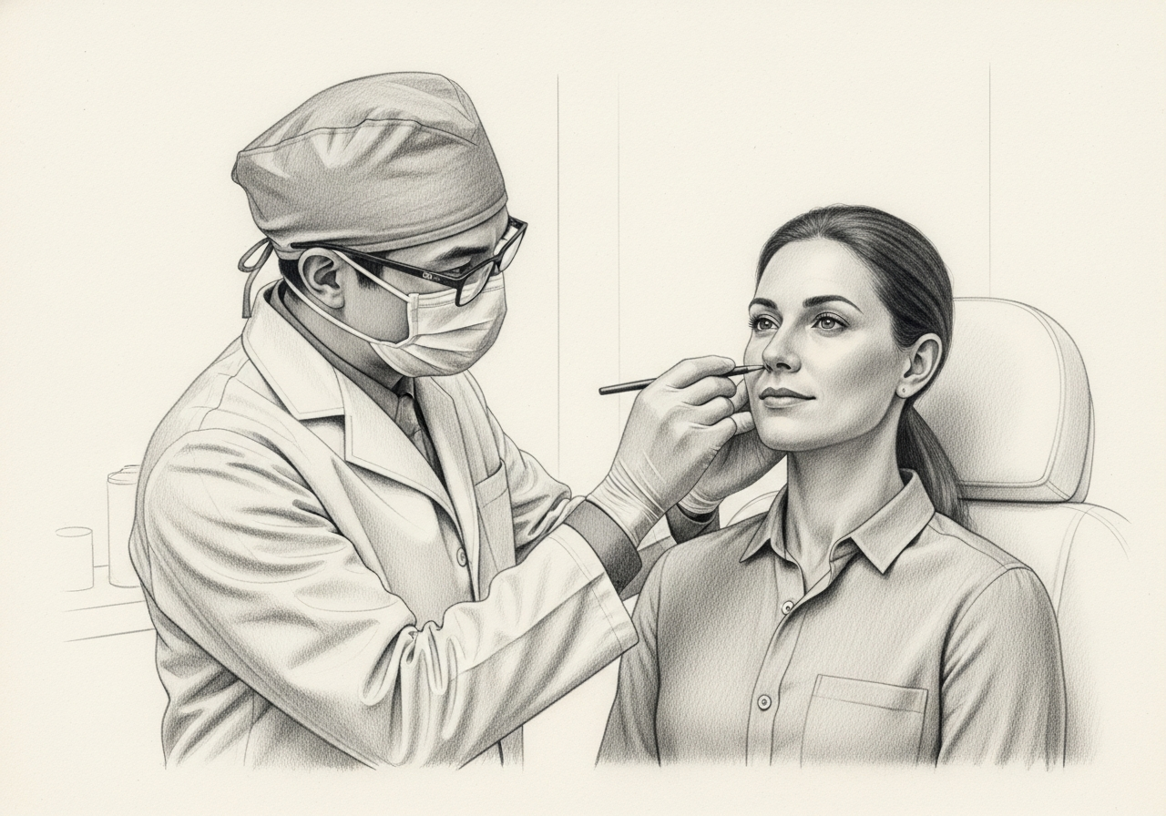 Facial Plastics and Reconstructive Surgery illustration