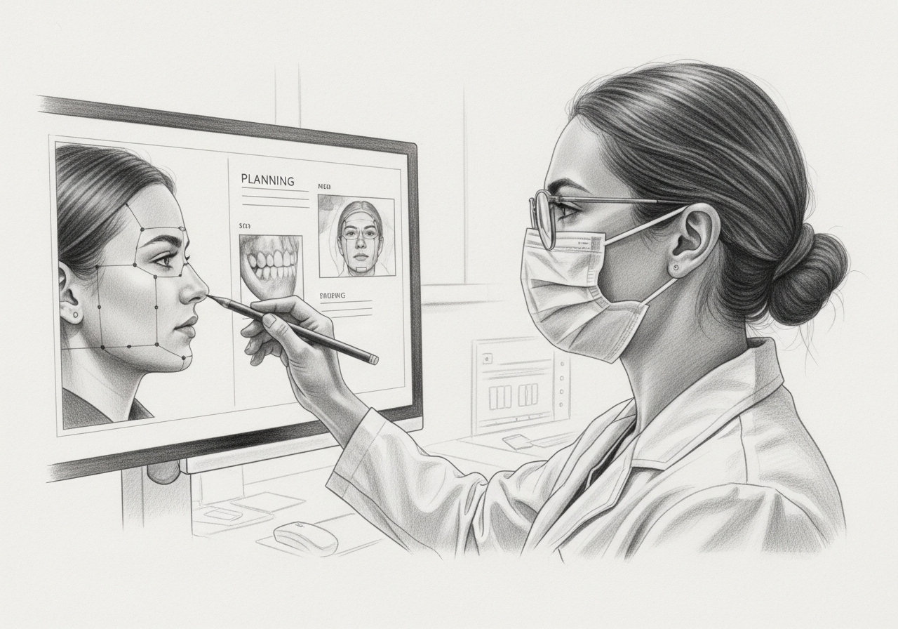Facial Plastics and Reconstructive Surgery illustration