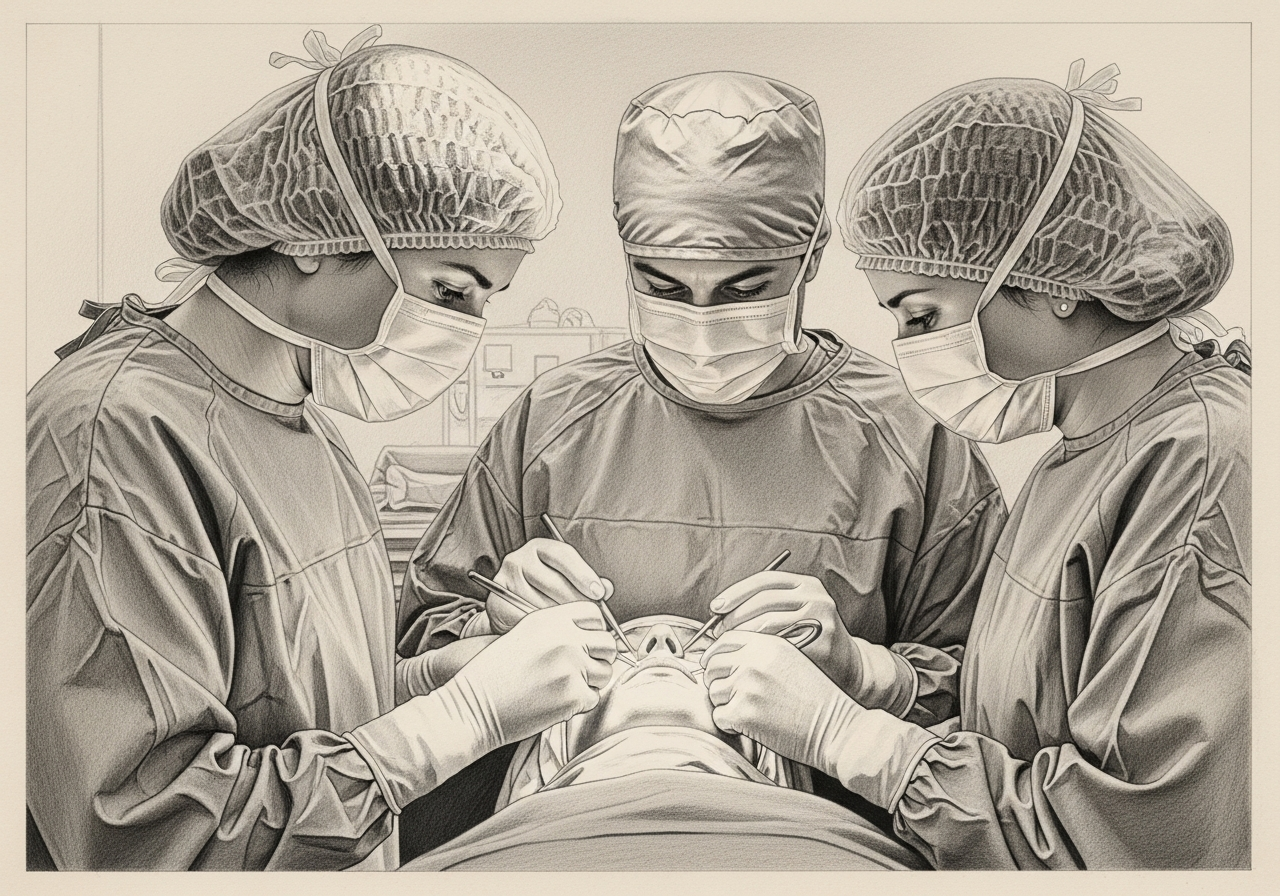 Facial Plastics and Reconstructive Surgery illustration